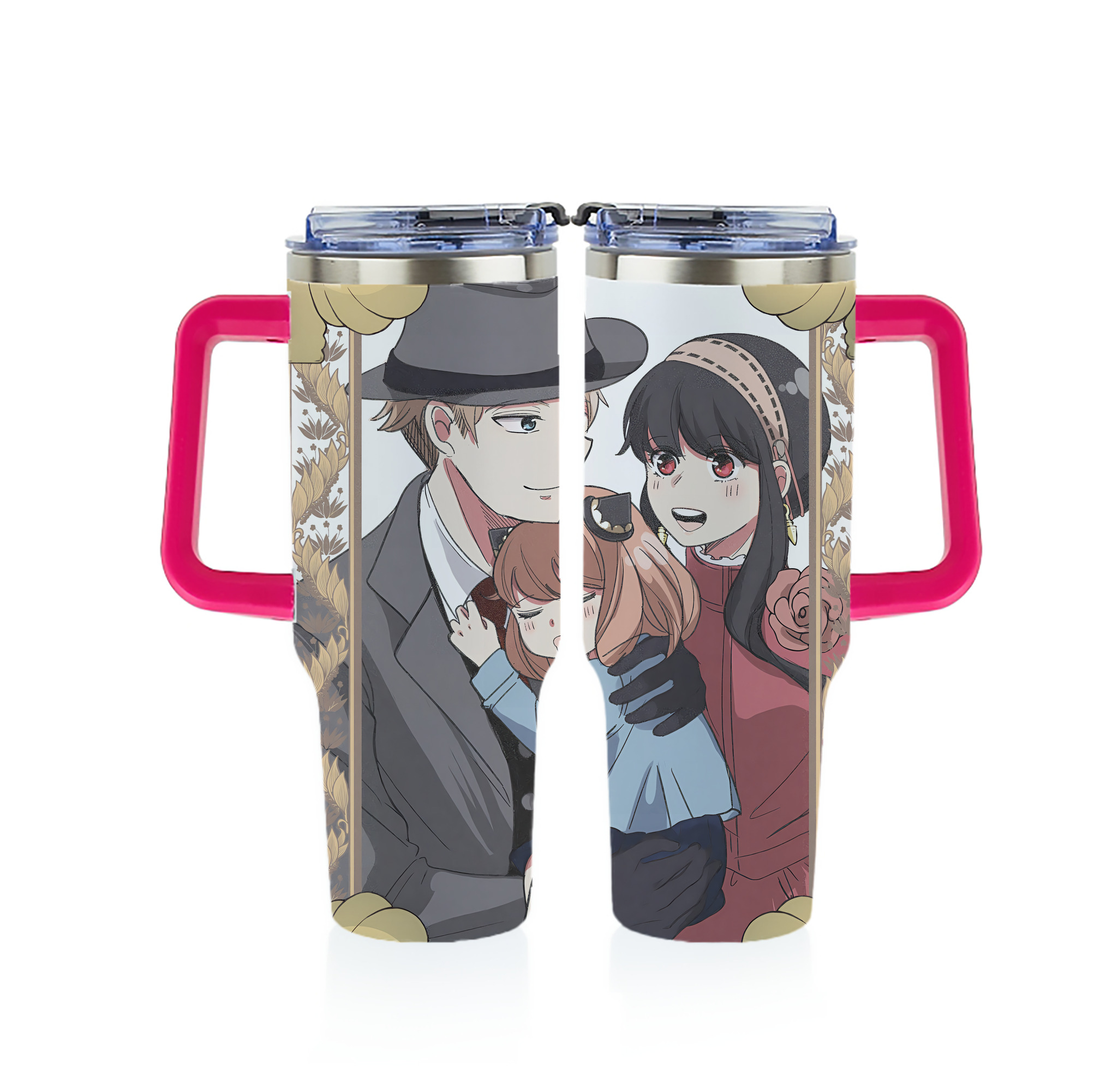 （画像用） SPY×FAMILY间谍家家酒 1200ｍLフルプリント車用タンブラー